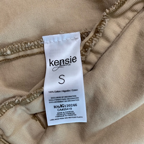Kensie Utility Button Down Waist Drawstrings Jacket Size Small - Picture 11 of 17